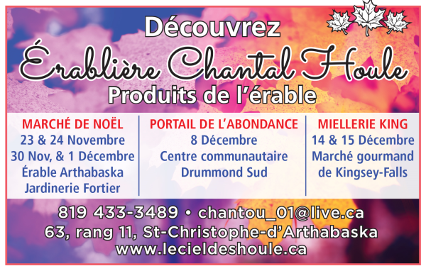 Chantal Houle productrice acéricole et passionnée