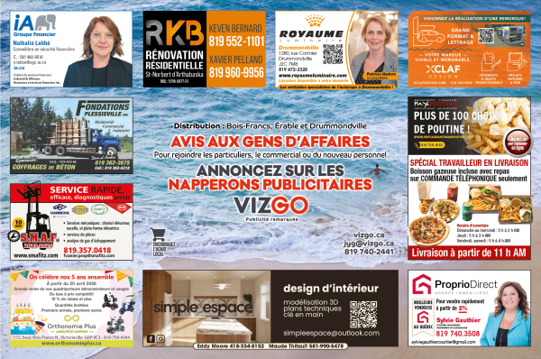 UNE VISIBILITÉ QUI VOUS ACCOMPAGNE MÊME PENANT LES  VACANCES 